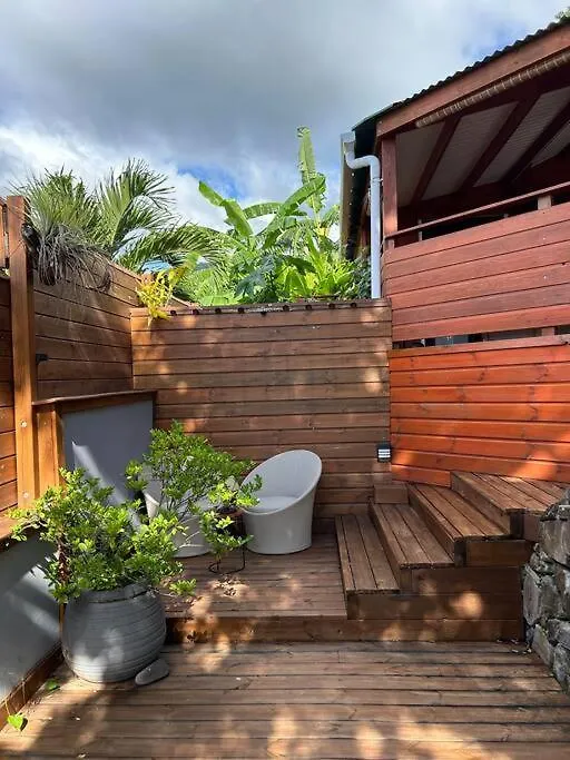 Bungalow, Gite Les Fleurs Du Colibri Буйант 0*,  Гваделупа